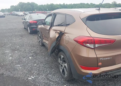 2016 Hyundai Tucson Sport из США, поврежденный, VIN KM8J3CA28GU047501